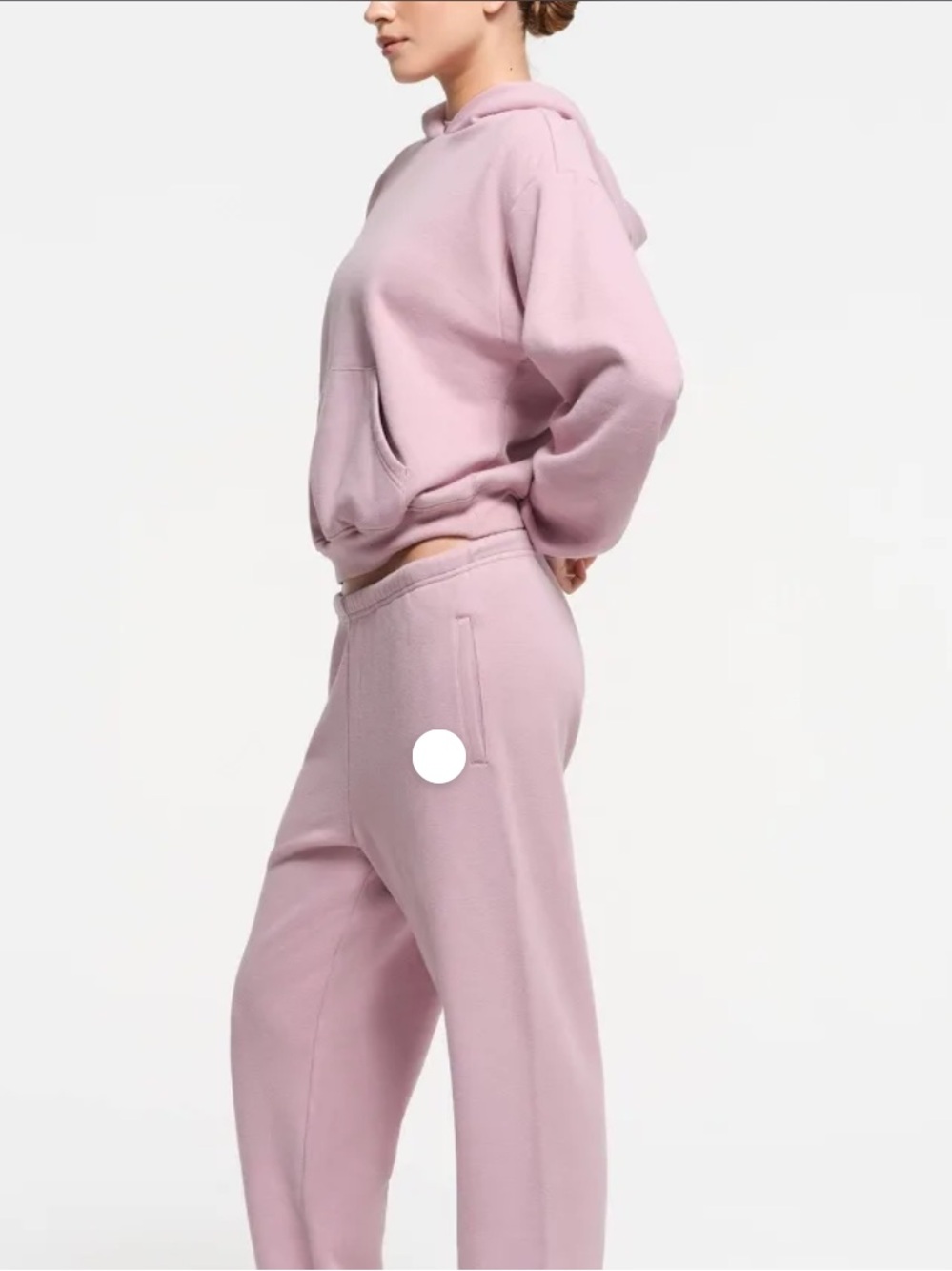 SKIMS DUSK SWEATSHIRT Women's Cozy Fleece - Pink